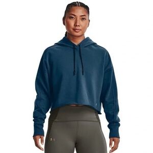 Under Armour Women's Teal Cropped Hoodie